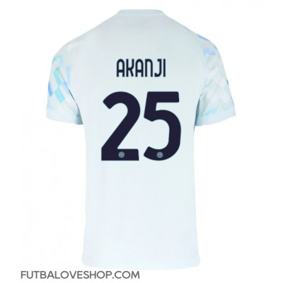 Dres Inter Milan Manuel Akanji #25 Preč 2025-26 Krátky Rukáv Dres Inter Milan Manuel Akanji #25 Preč 2025-26 Krátky Rukáv